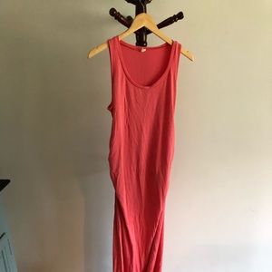 Rushed side Maxi Dress - Maternity Pregnancy